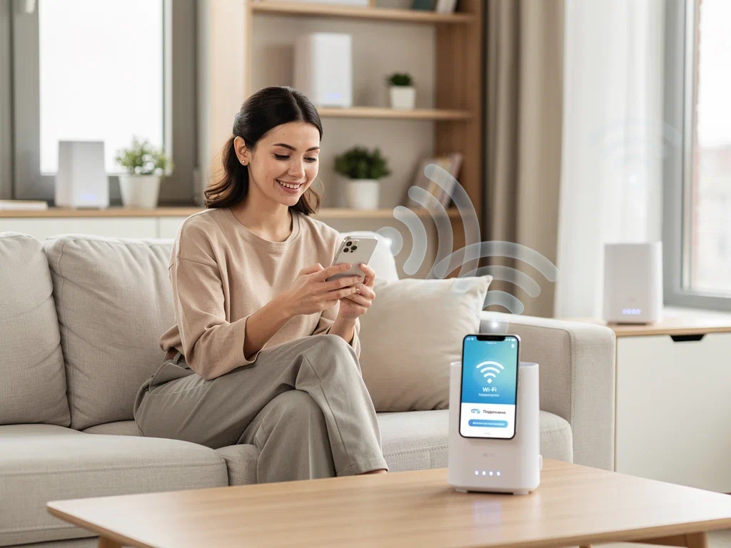 Подключение бесшовного Wi-Fi