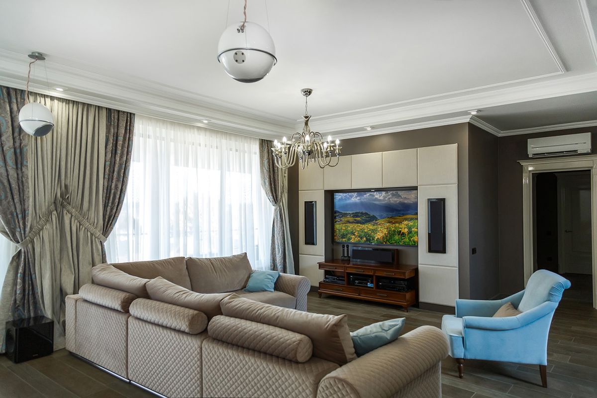 Установка встроенной акустики для домашнего кинотеатра