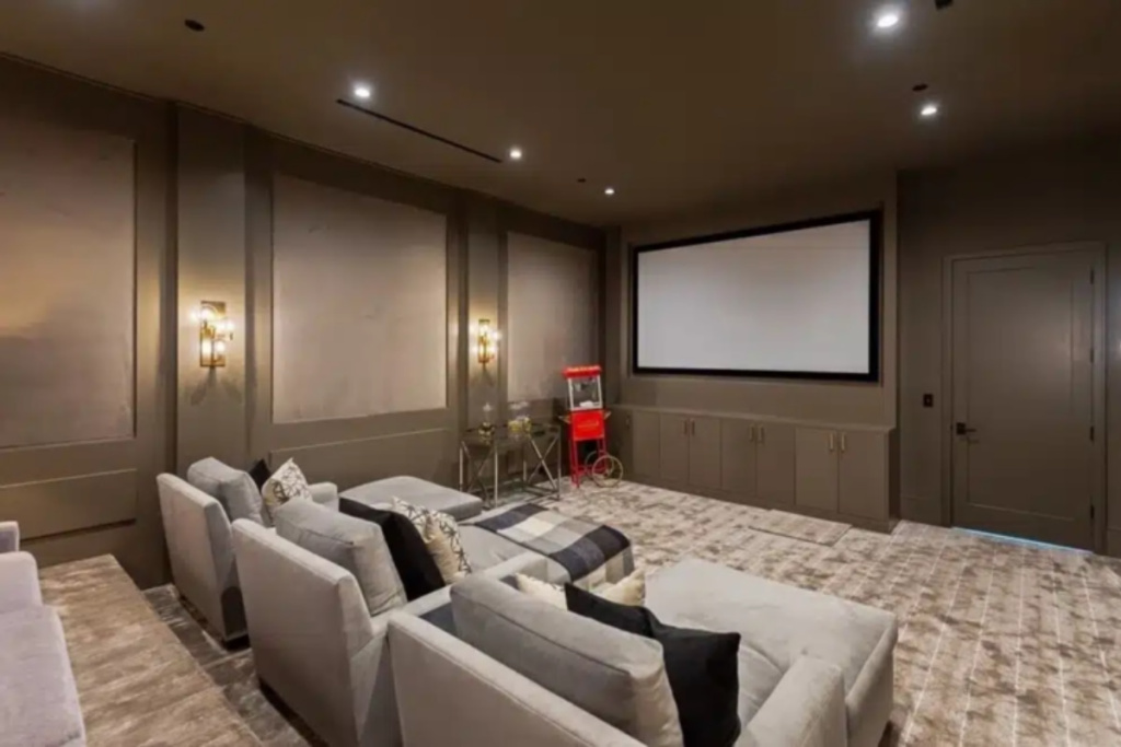 Домашний кинозал Уилла Смита